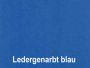 Ledergenarbt: blau