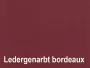 Ledergenarbt: bordeaux