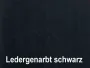 Ledergenarbt: schwarz